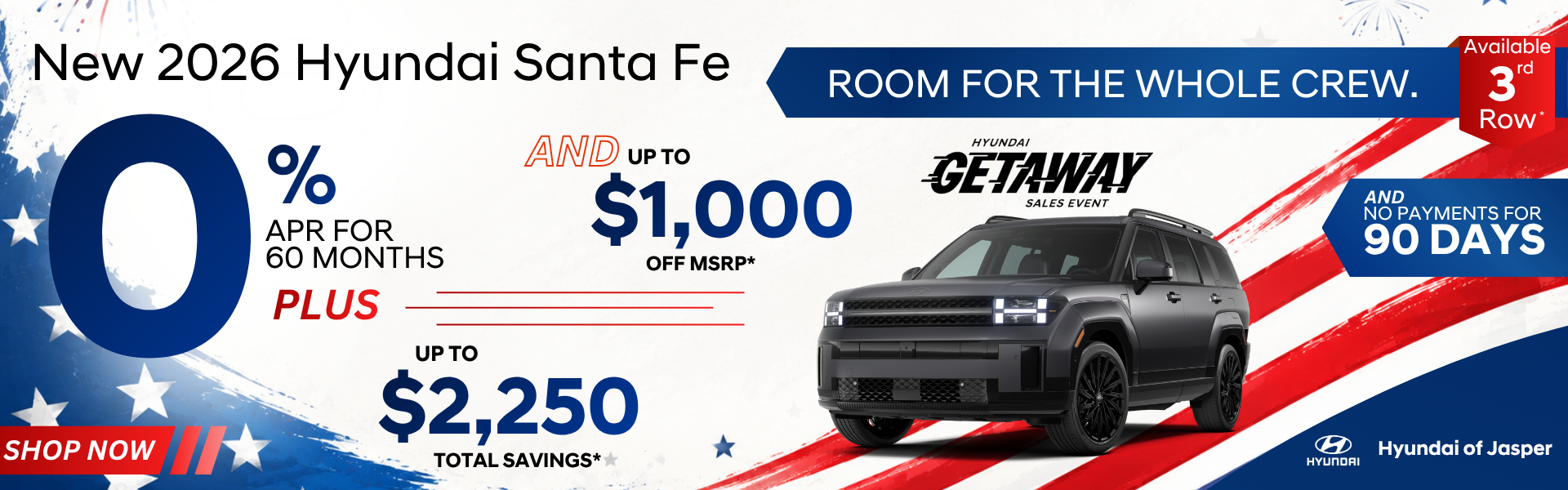 Santa Fe APR Offer