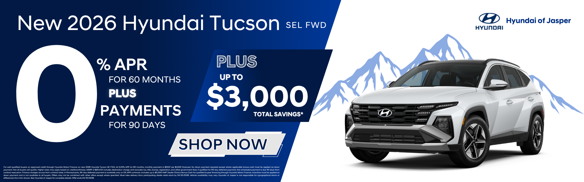 New 2026 Hyundai Tucson