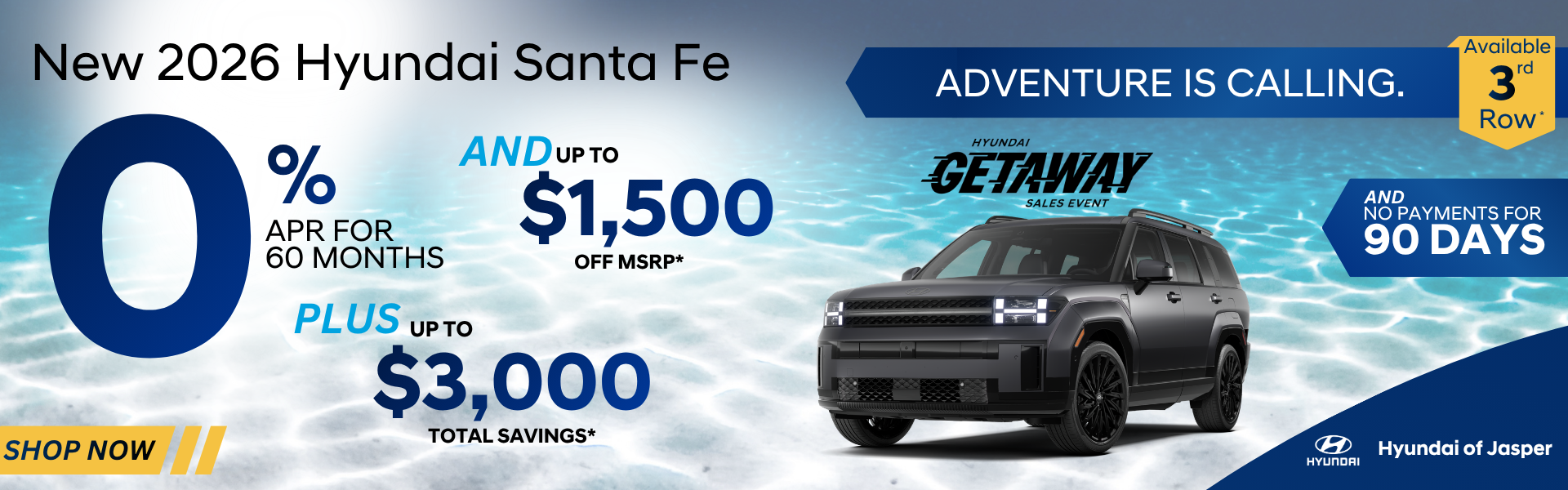 Hyundai Santa Fe APR Offer