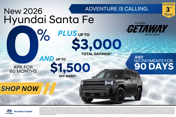 Hyundai Santa Fe APR Offer