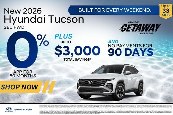 Hyundai Tucson APR Offer
