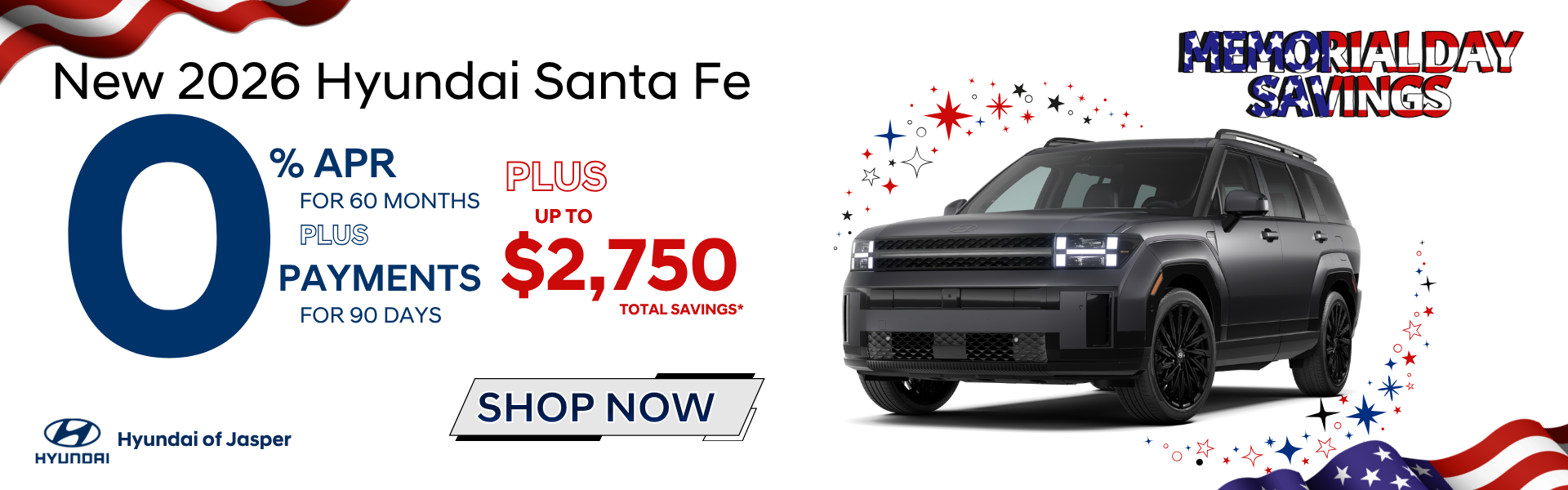 2026 Hyundai Santa Fe APR Offer