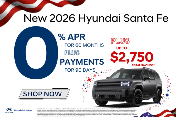 2026 Hyundai Santa Fe APR Offer